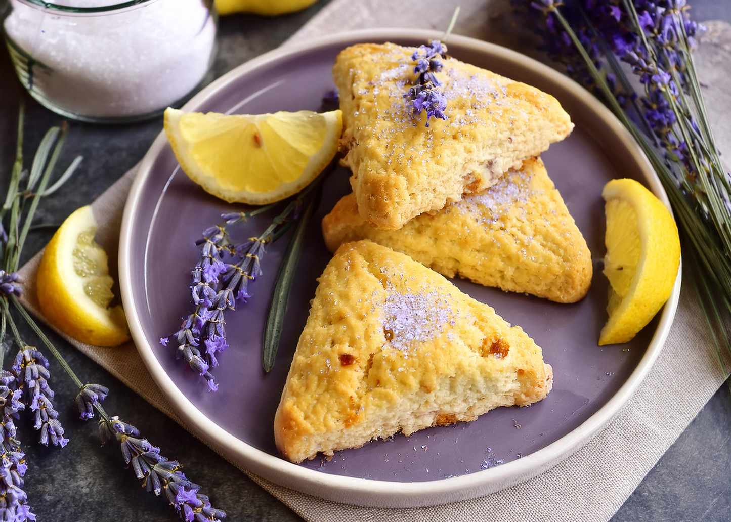 Image of Lavender Lemon Scones