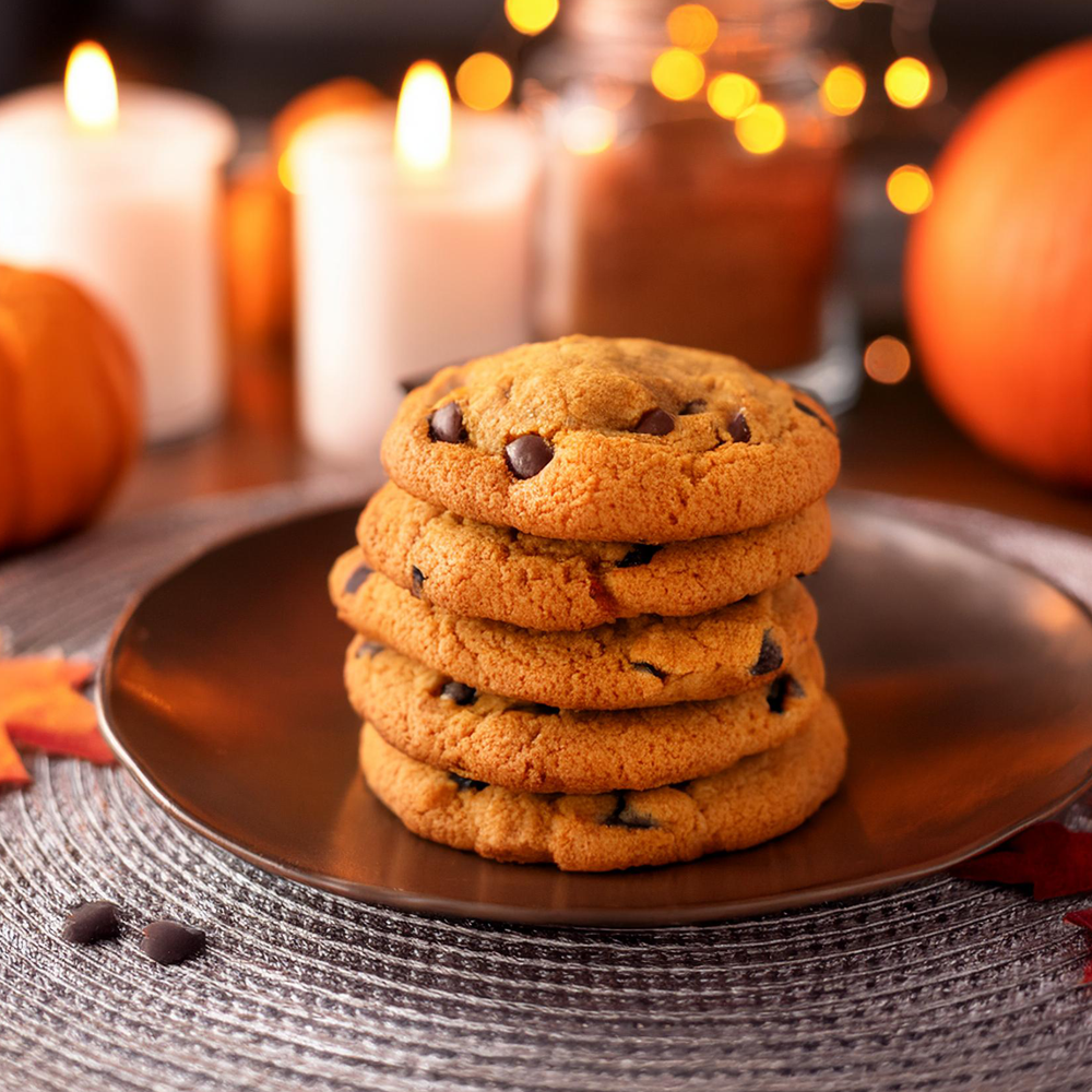 Image of Pumpkin Caramel Chocolate Chip Cookies