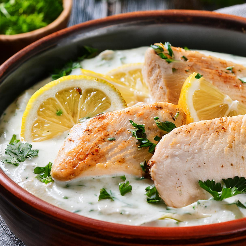 Image of Slow Cooker Tzatziki Lemon Chicken