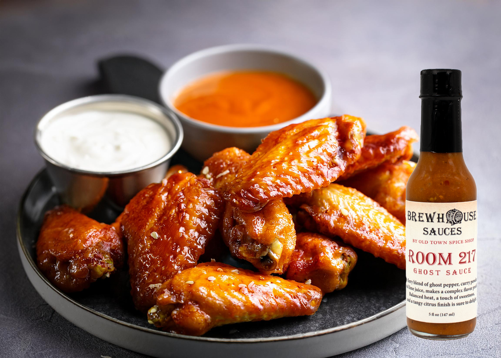 Air Fryer Ghost Sauce Chicken Wings Recipe