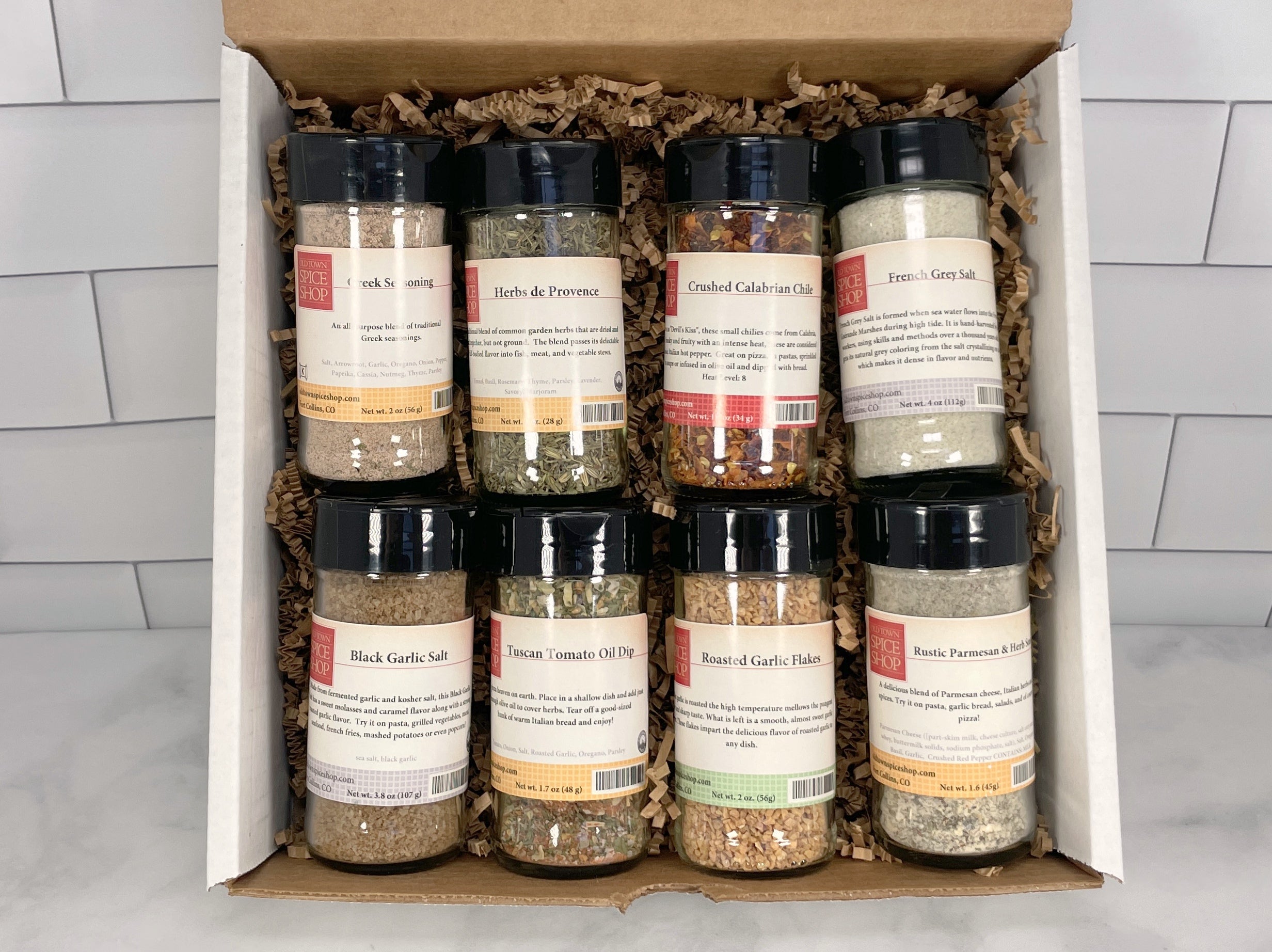 Greek Seasoning Gift Set - Tastes of Greece - Artisanal Spice Blends Six  Pack