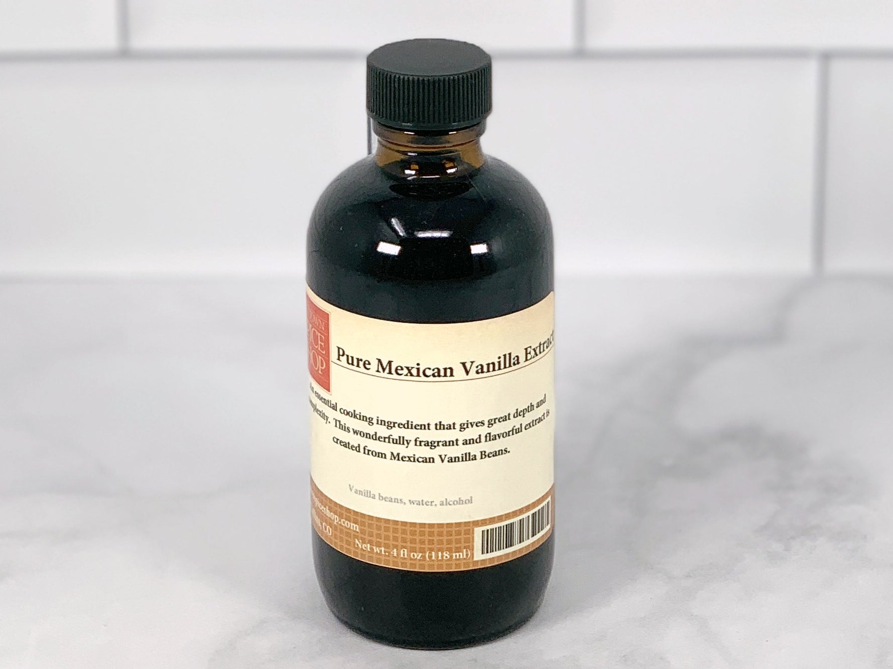 Pure Mexican Vanilla Extract 4 fl oz Bottle